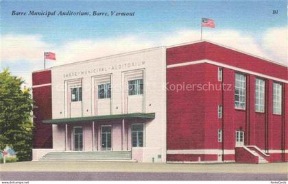 Barre Vermont USA Municipal Auditorium