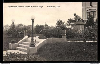 AK Watertown, WI, Gymnasium Entrance, North Western College