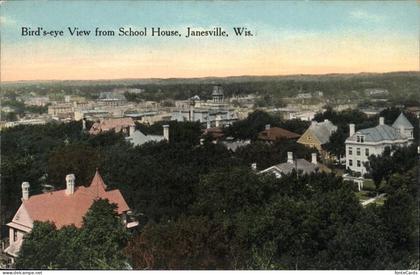 Janesville Wisconsin Bird s-eye View