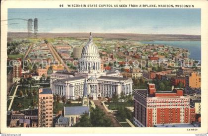 Madison Wisconsin Fliegeraufnahme