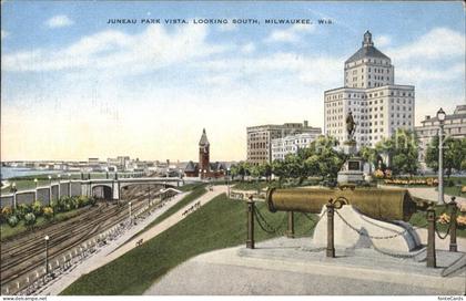 Milwaukee Wisconsin Juneau Park Vista Kanone