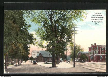 AK Wilmington, DE, Garfield Monument, Corner Eleventh and Delaware