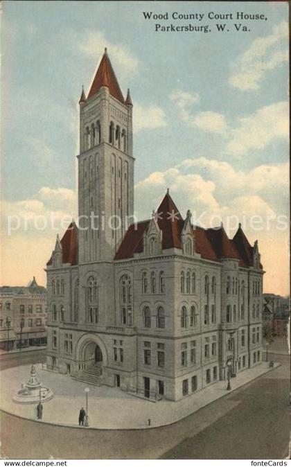 Parkersburg West Virginia Wood County Court House