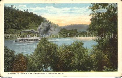 Wheeling West Virginia Streamer Royal on Ohio River