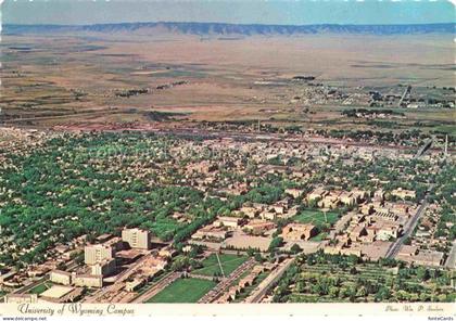 Laramie Wyoming USA University of Wyoming Campus Fliegeraufnahme