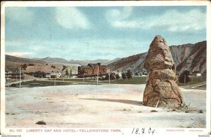 Yellowstone National Park Liberty Cap