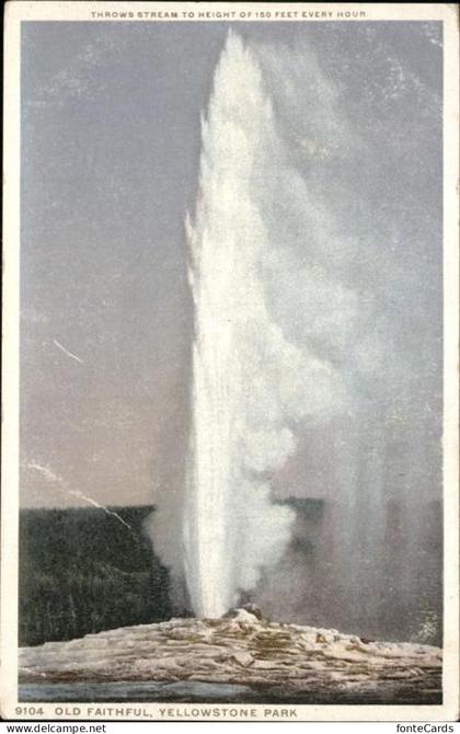 Yellowstone National Park Old Faithful