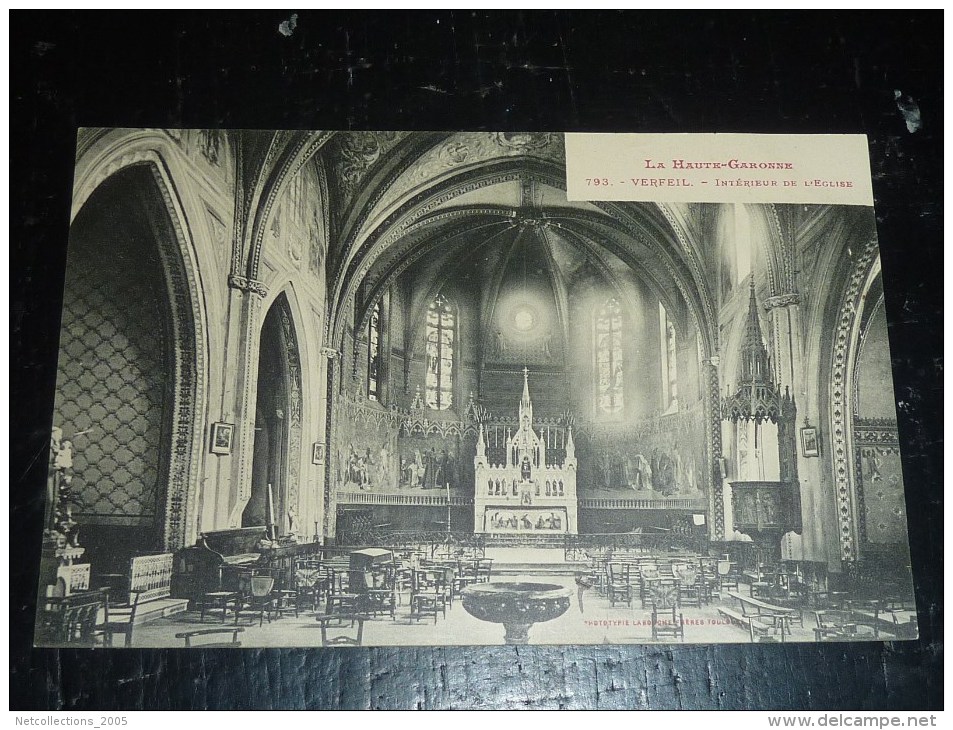 VERFEIL - INTERIEUR DE L'EGLISE - 31 HAUTE GARONNE (N)