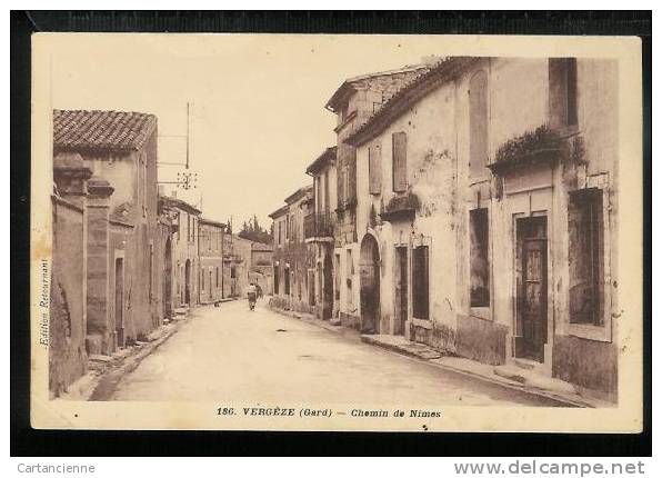 VERGEZE - Chemin de Nimes