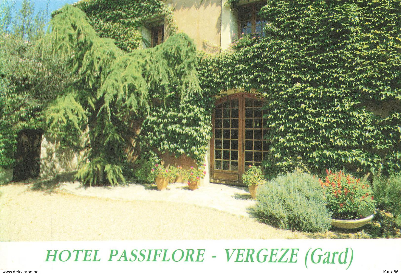 vergèze * hôtel restaurant LE PASSIFLORE * 1 rue neuve