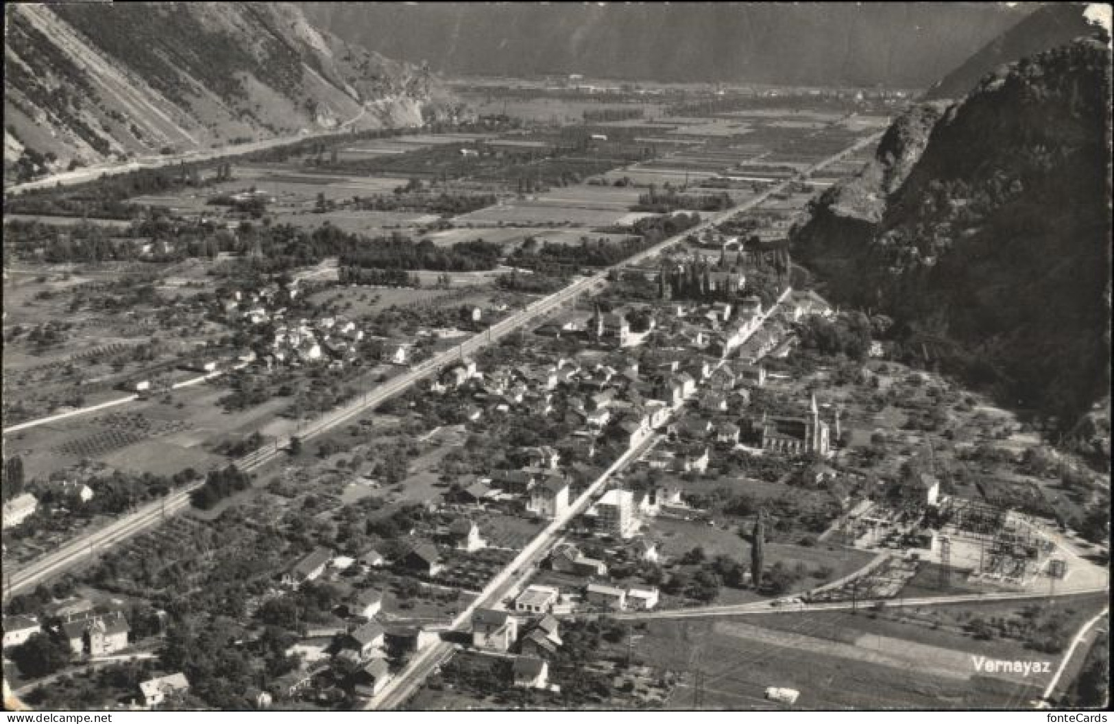 Vernayaz Fliegeraufnahme