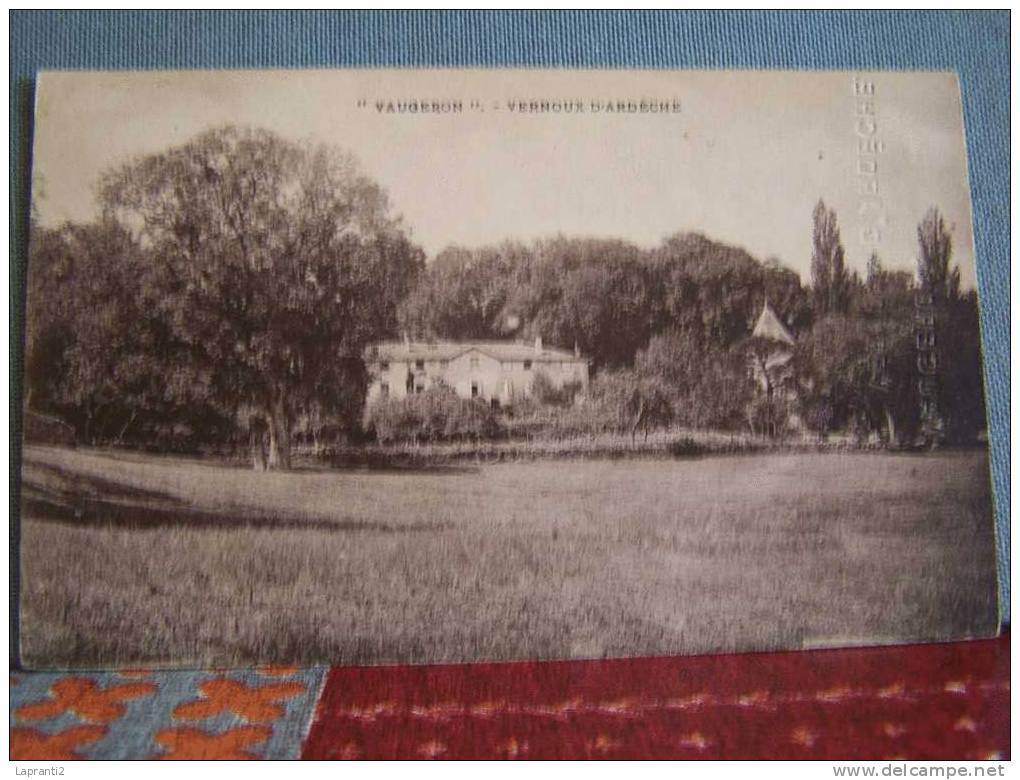 VERNOUX (ARDECHE) VAUGERON