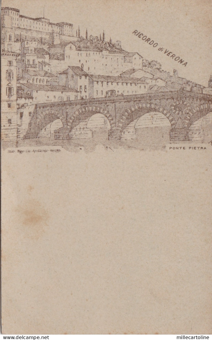 # VERONA: PONTE PIETRA - ricordo di Verona
