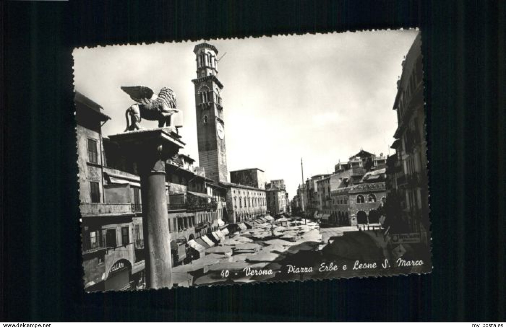 Verona Veneto Verona Piazza Erbe Leone S Marco