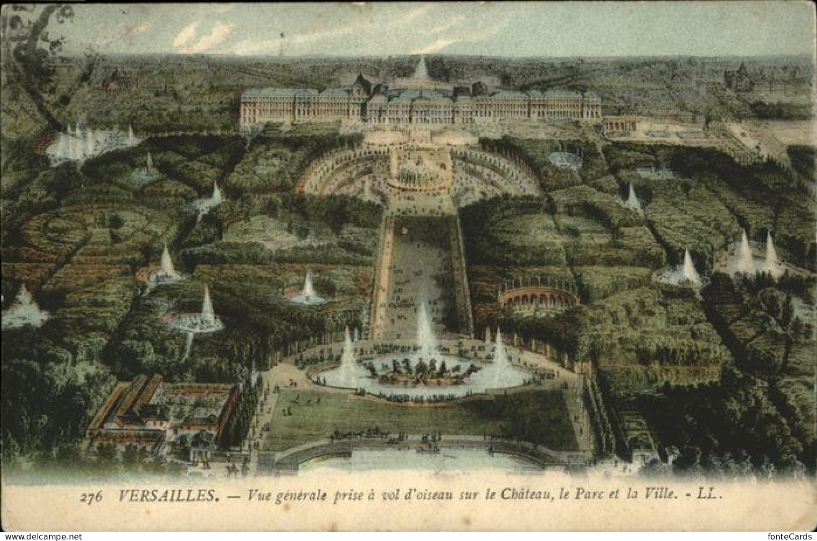 Versailles Connecticut Fliegeraufnahme Chateau