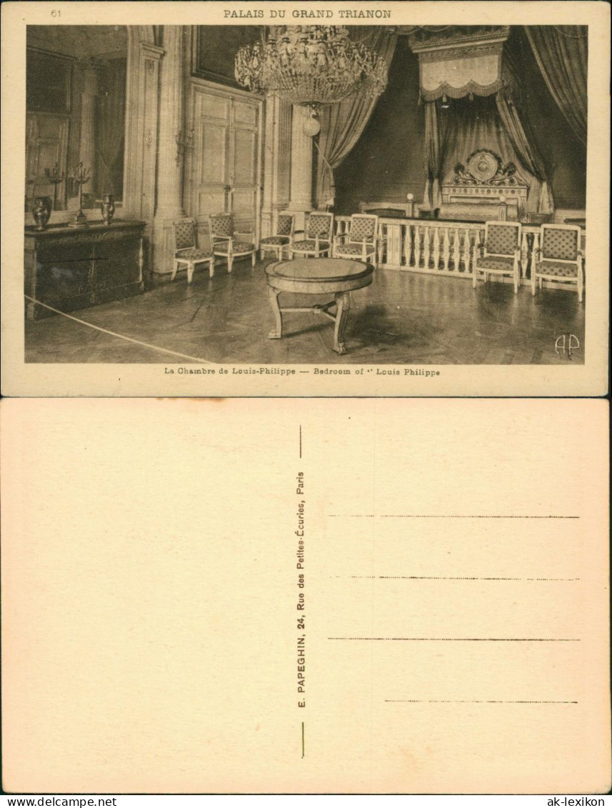 Versailles Palais du Grand Trianon, Chambrew de Louis-Philippe 1928