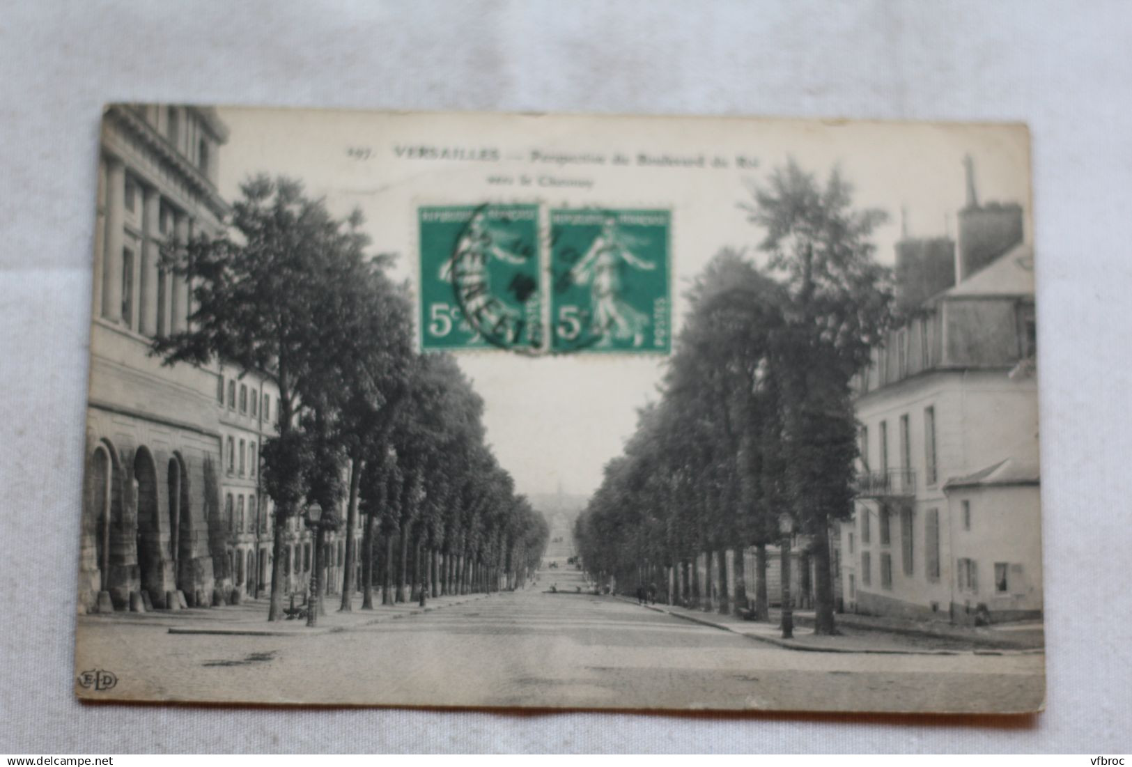 Versailles, perspective du boulevard du Roi vers le Chesnay, Yvelines 78