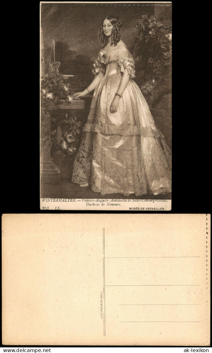 Versailles WINTERHALTER Victoire-Auguste-Antoinette de Saxe-Cobourg-Gotha  1910