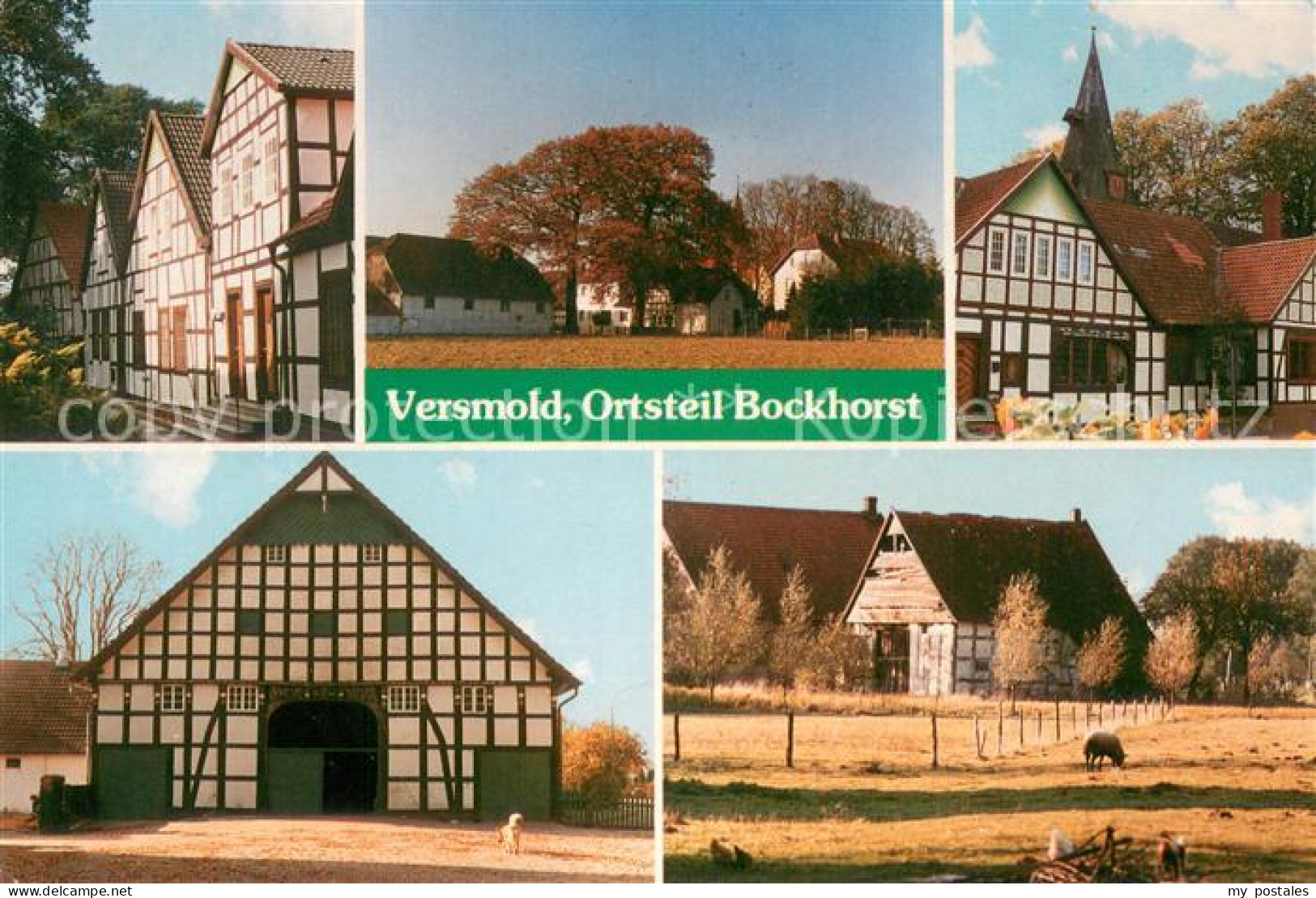 Versmold Fachwerkhaeuser Teilansichten