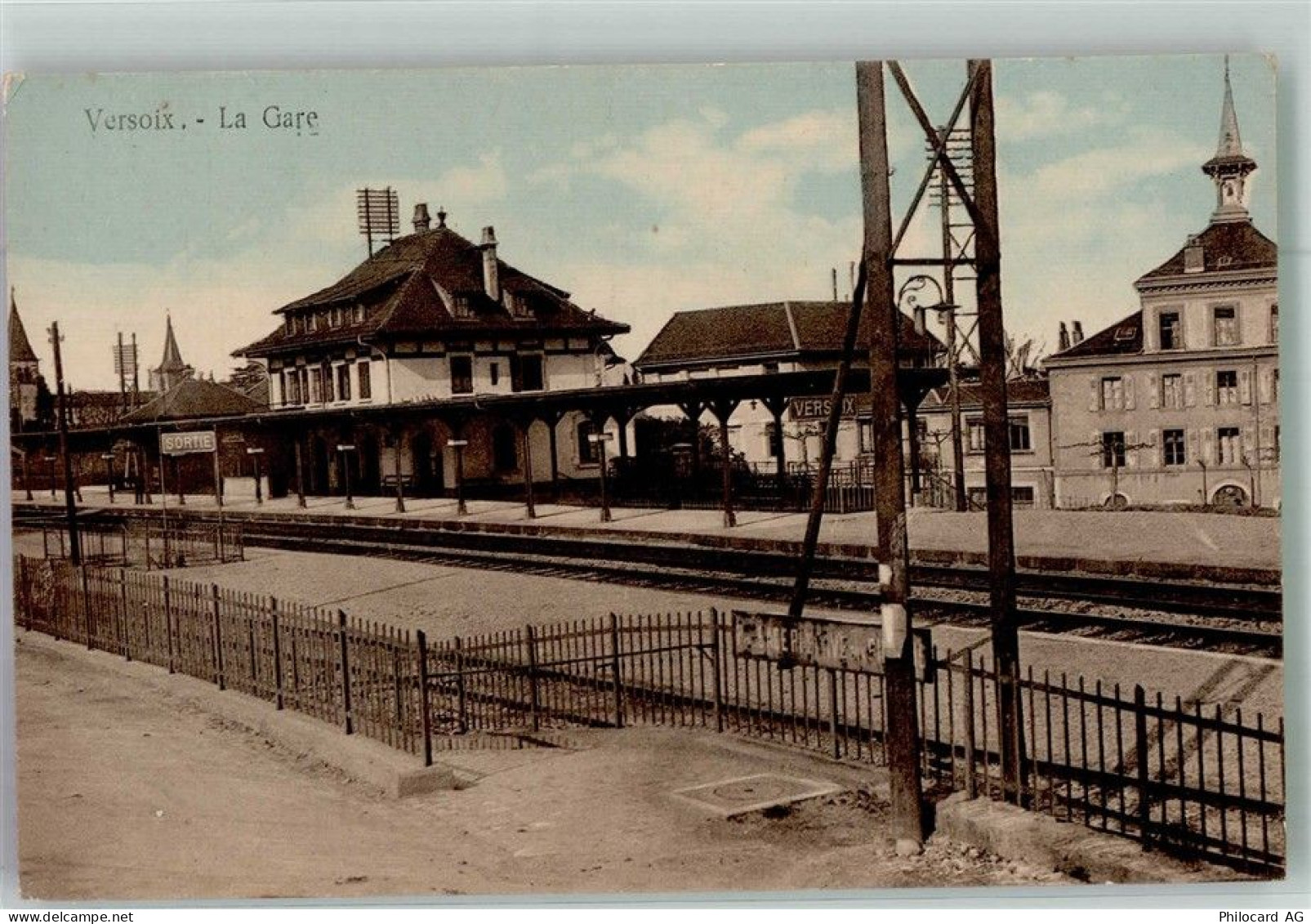 Versoix Bahnhof Bahnhof Schweiz Foto AK - 13673439