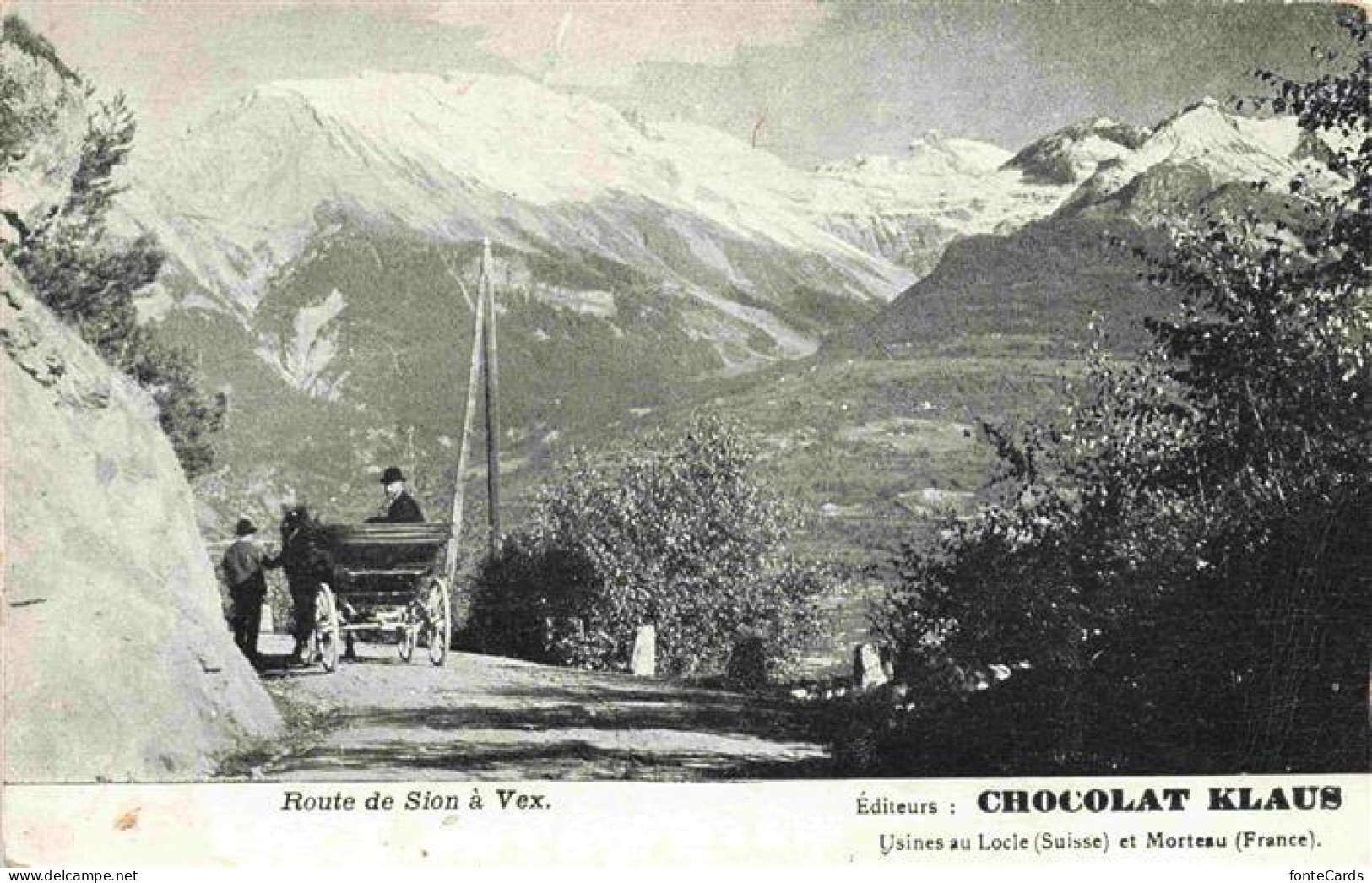 Vex Herens VS Route de Sion a Vex