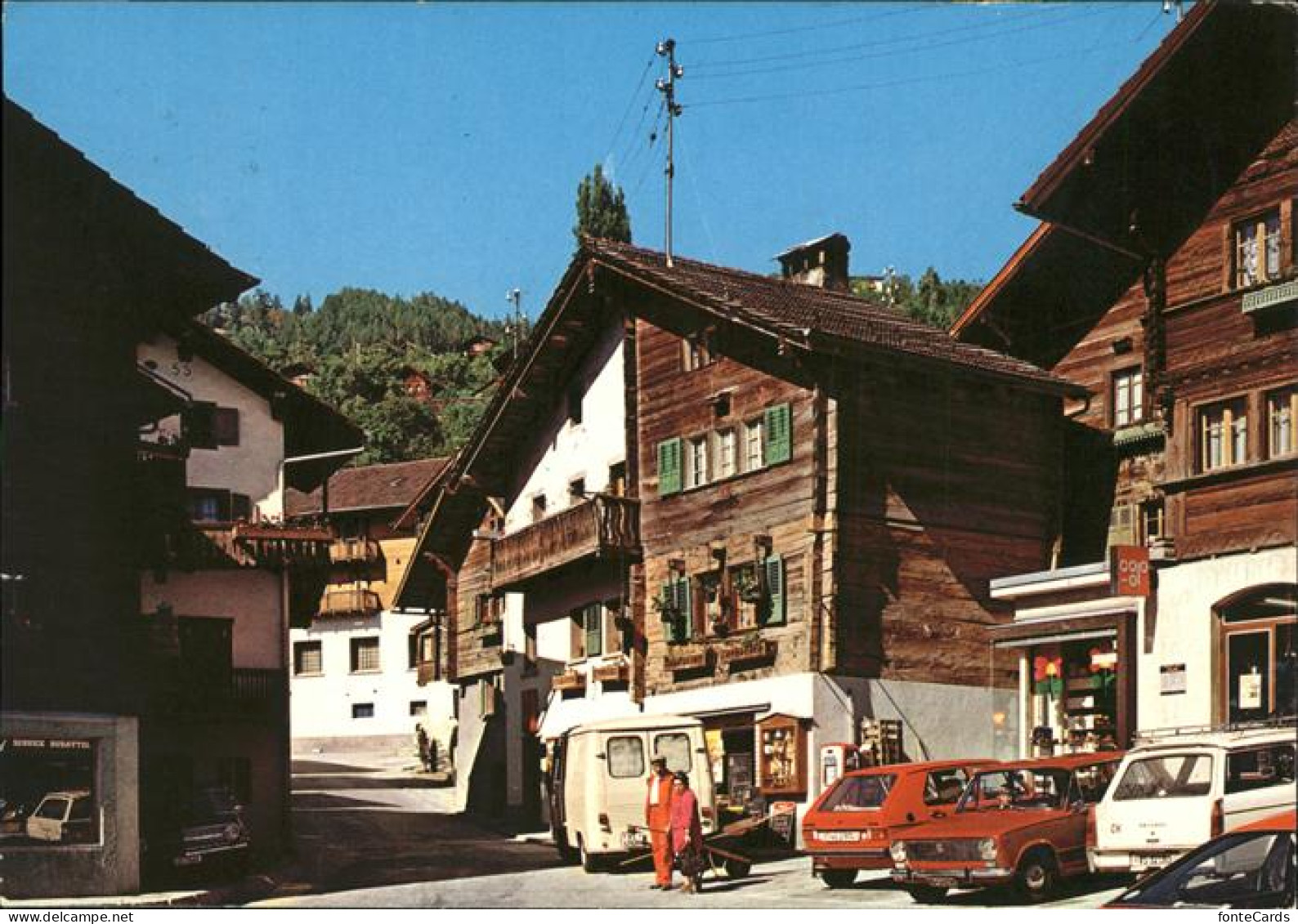 Vex La place du village