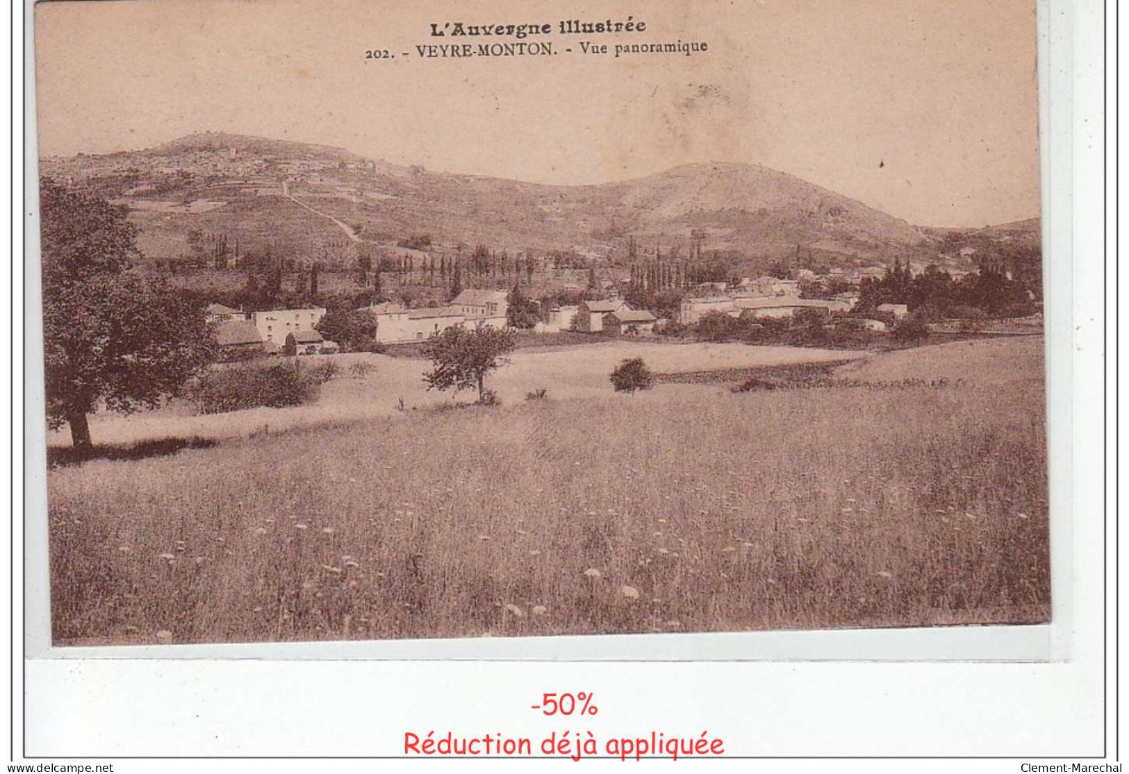 VEYRE MONTON - Vue panoramique - très bon état