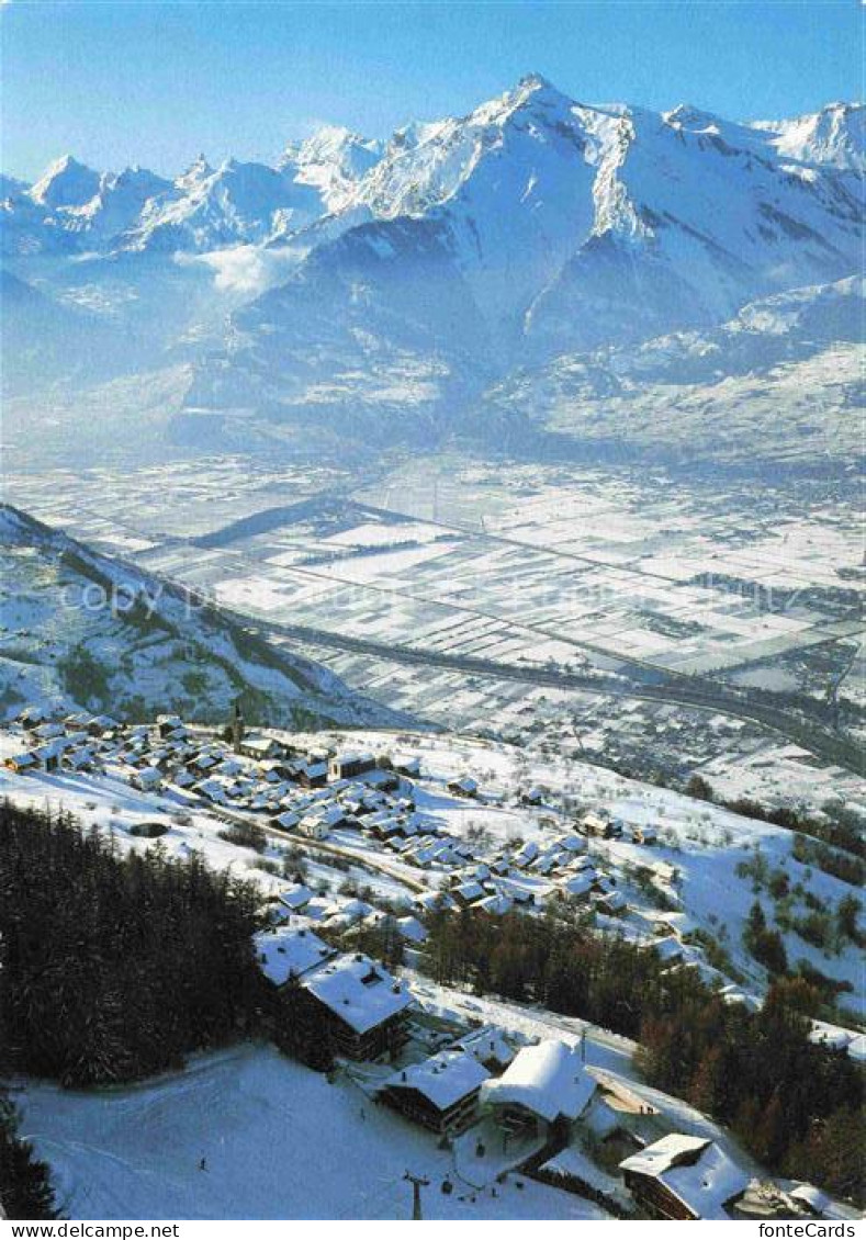 Veysonnaz et la vallee du Rhone