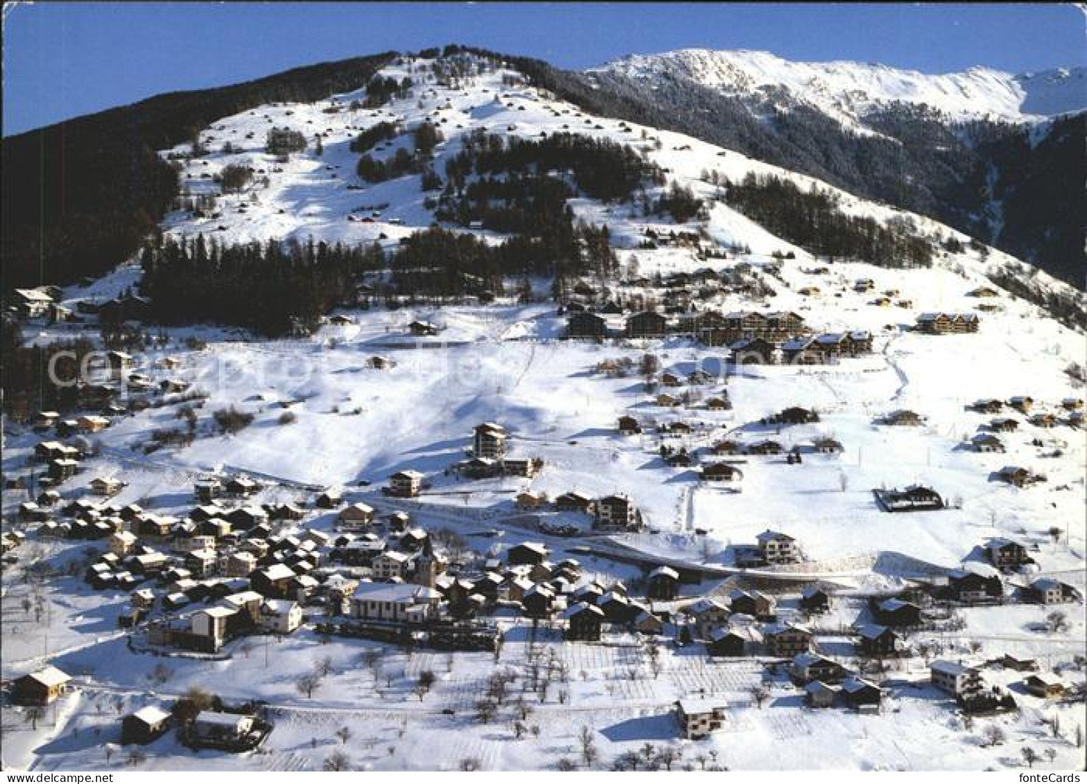 Veysonnaz Fliegeraufnahme