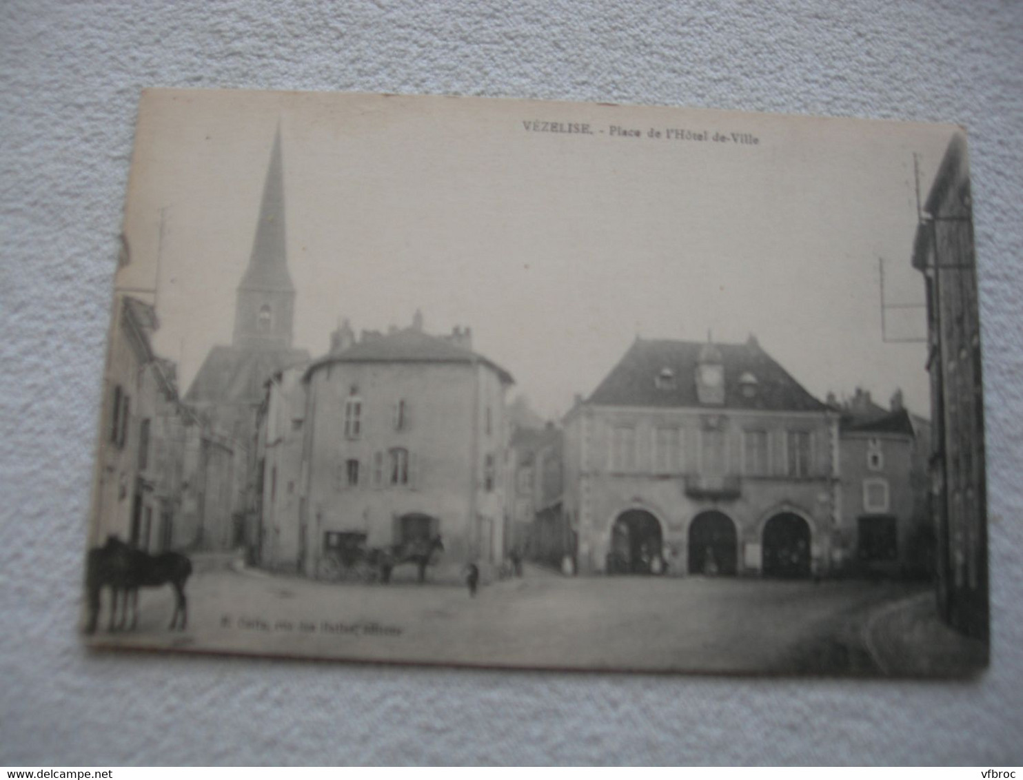 Vezelise, place de l'hôtel de ville, Meurthe et Moselle