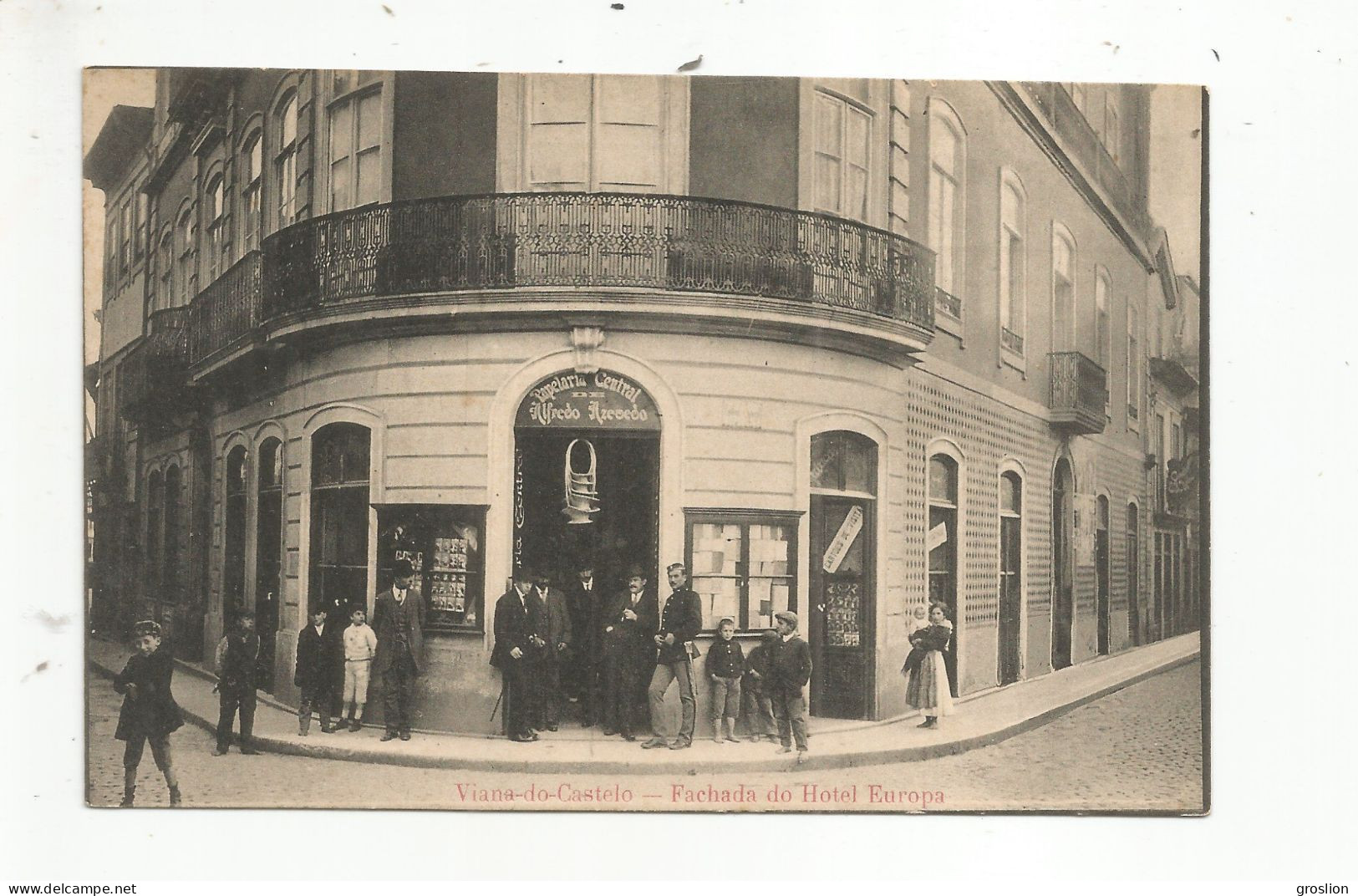 VIANA DO CASTELO FACHADA DO HOTEL EUROPA 1917 (BELLE ANIMATION)