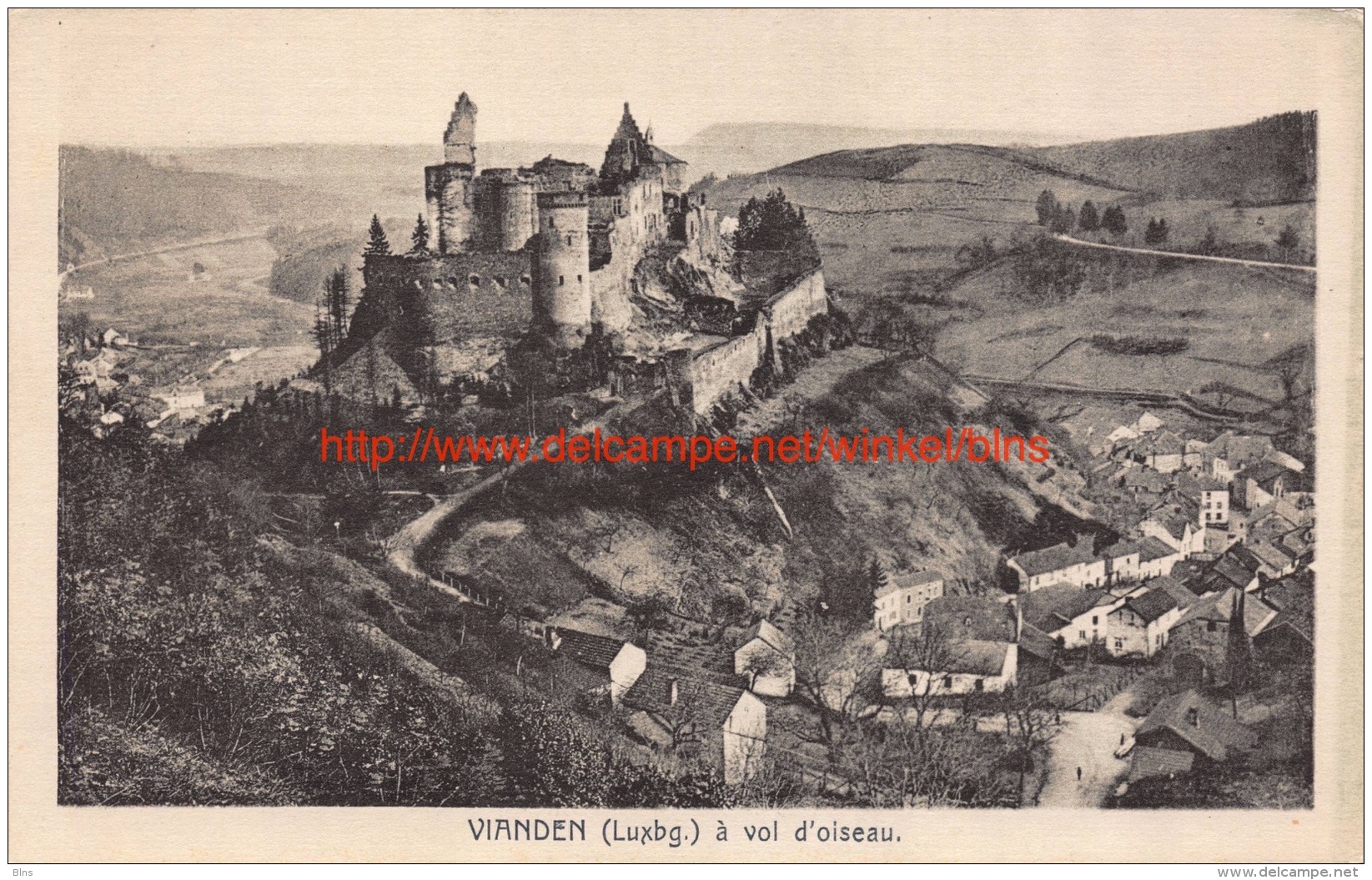 Vianden à vol d'oiseau - Vianden