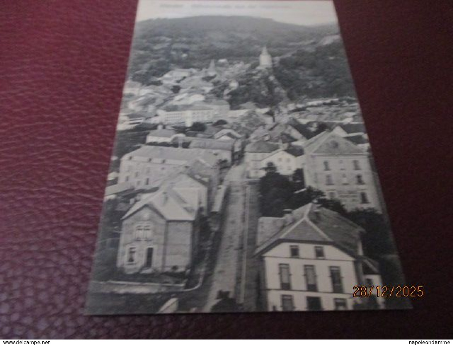 Vianden, Bahnhofstrabe aus der Vogelschau