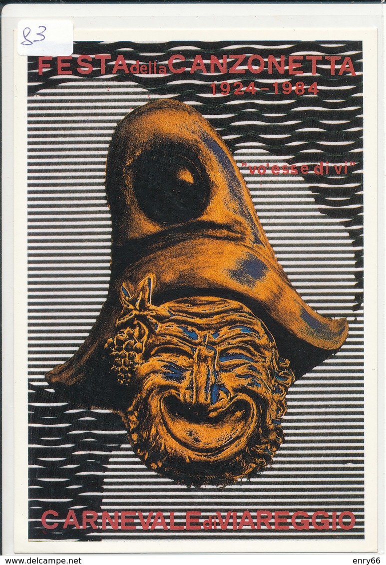 VIAREGGIO - CARNEVALE 1984  FESTA DELLA CANZONETTA