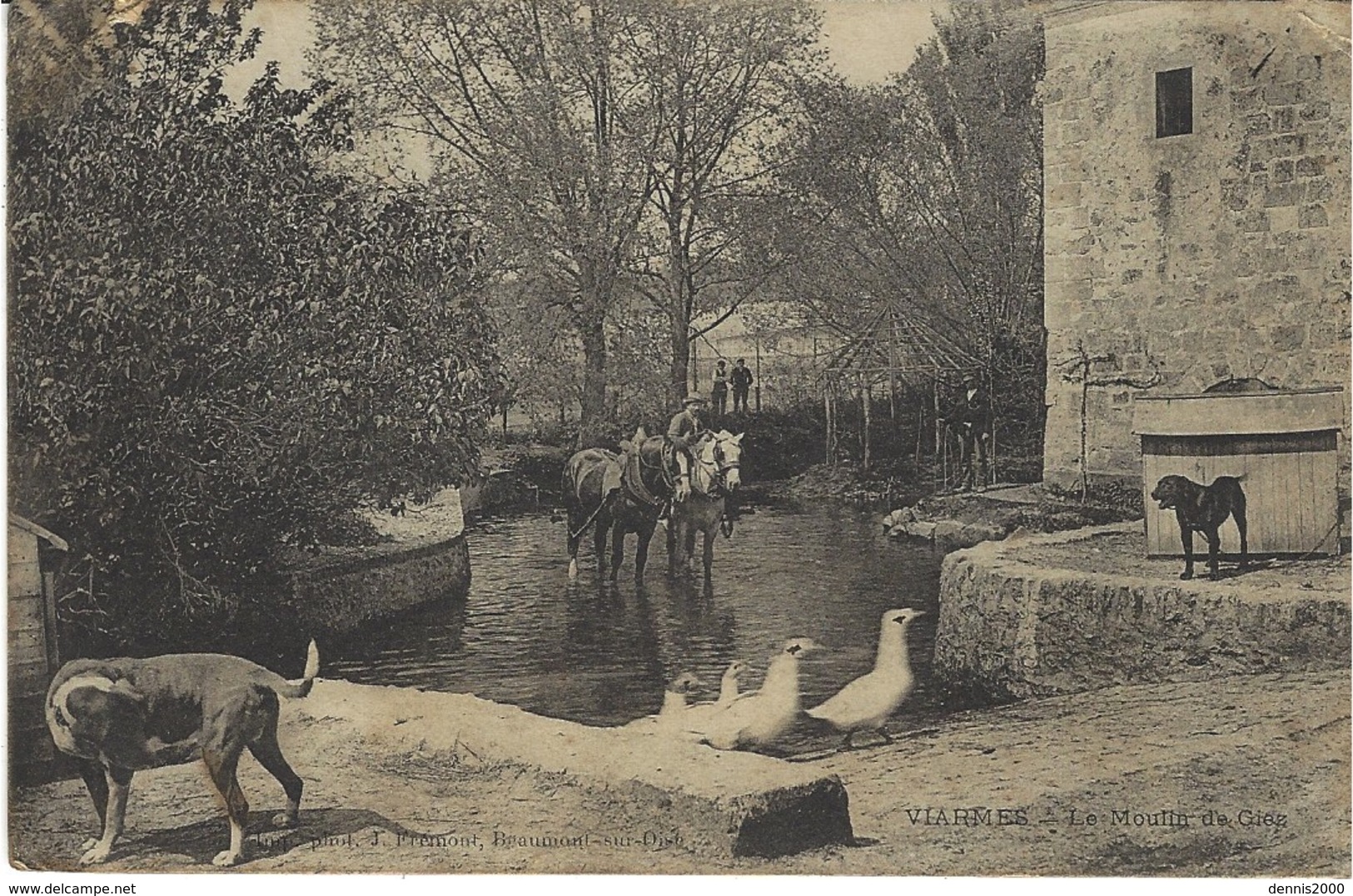 VIARMES - le Moulin de Giez - ed. J. Frémont