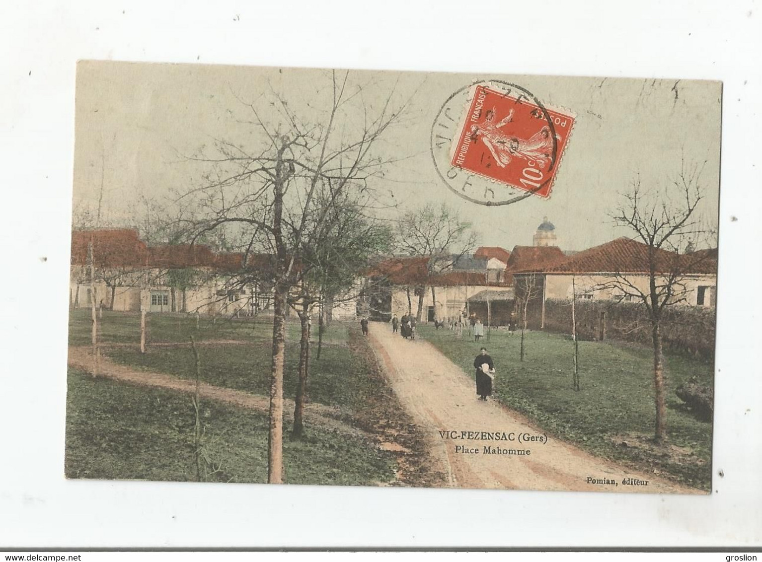 VIC FEZENSAC (GERS) PLACE MAHOMME 1912 (PETITE ANIMATION)
