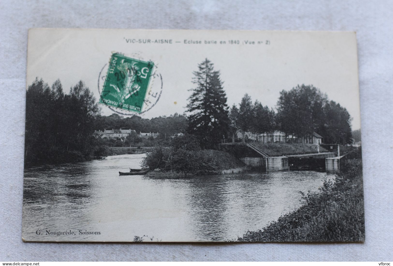 Vic sur Aisne, écluse bâtie en 1840, Aisne 02