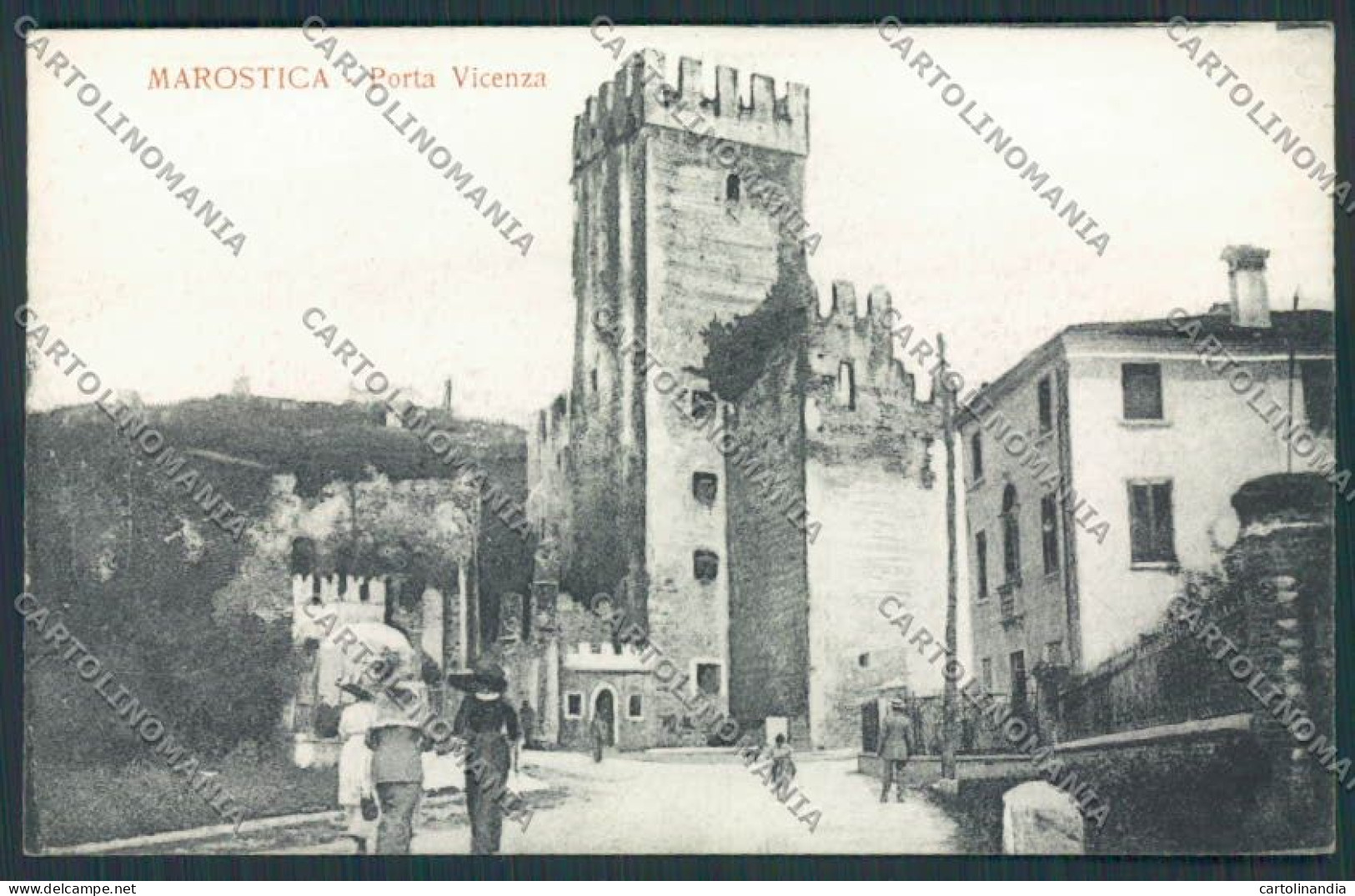 Vicenza Marostica Porta Vicenza cartolina BB8378