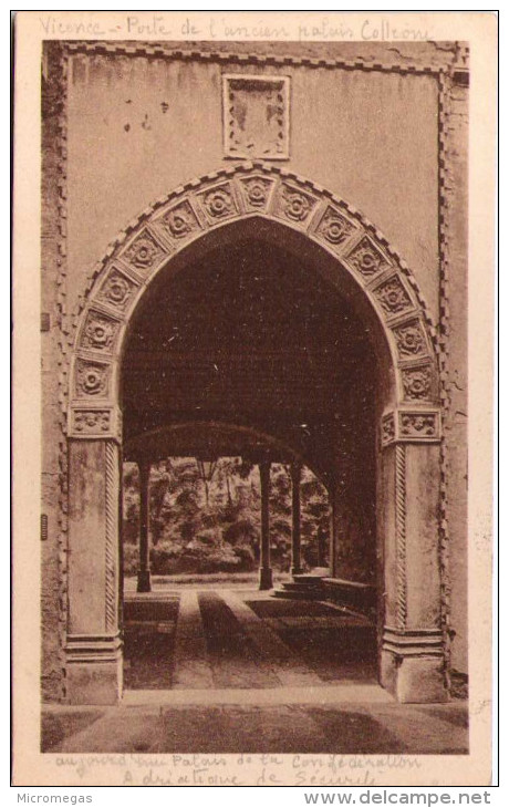 VICENZA - Portone del Palazzo già Colleoni ora della Riunione Adriatica di Sicuurtà