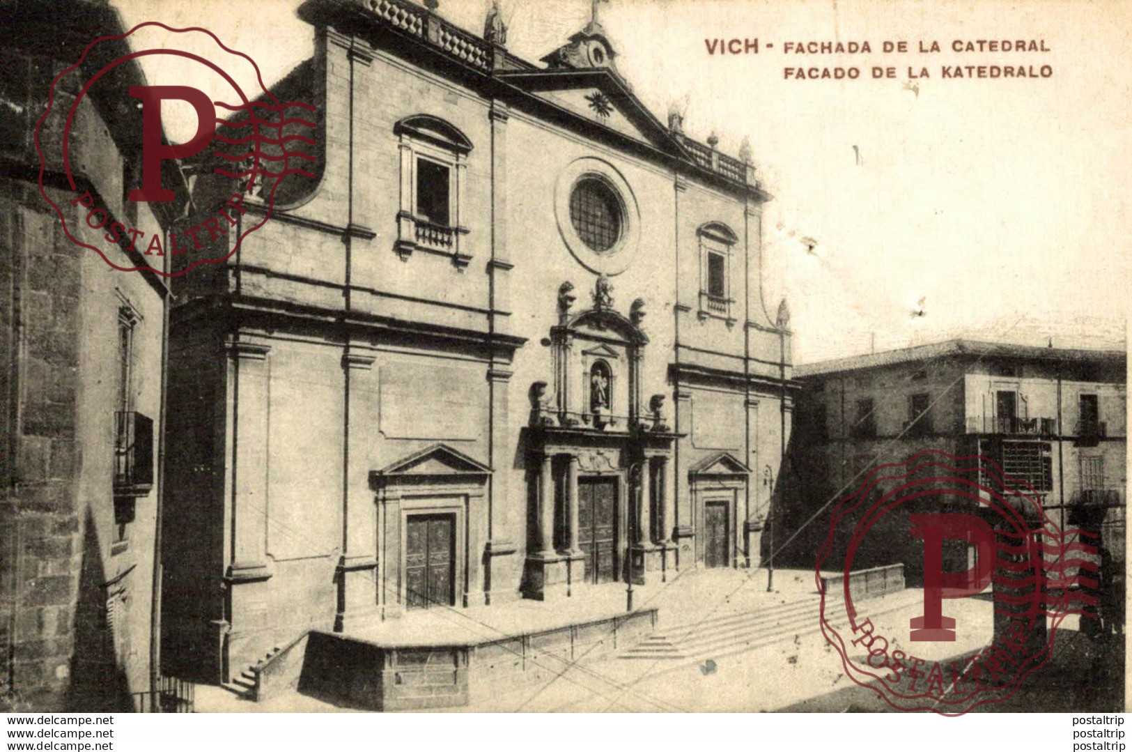 VICH. FACHADA DE LA CATEDRAL