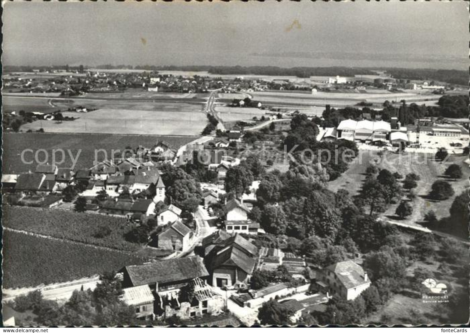 Vich Vue aerienne Carte