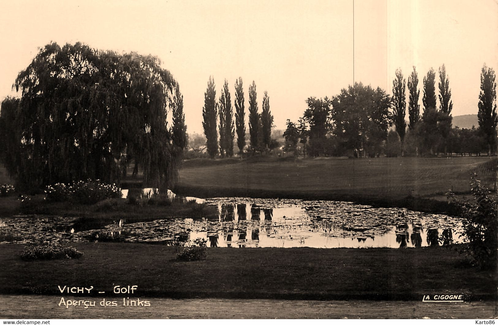 vichy * le golf , aperçu des links * sport link