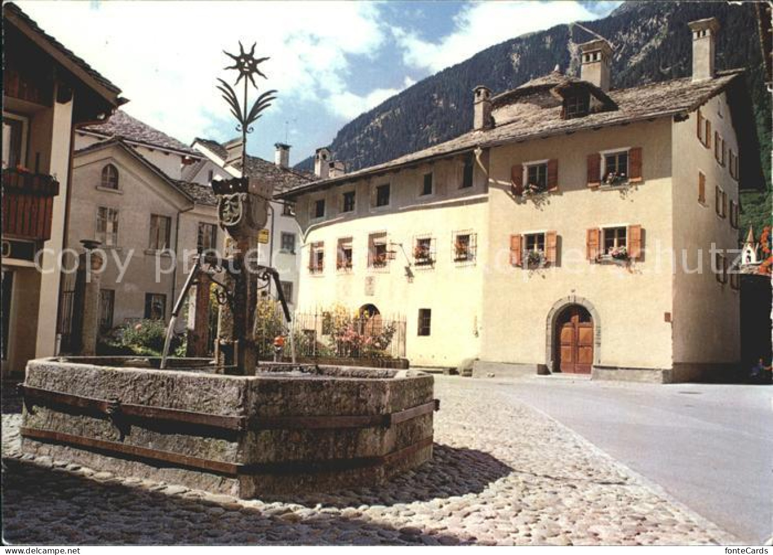 Vicosoprano Brunnen