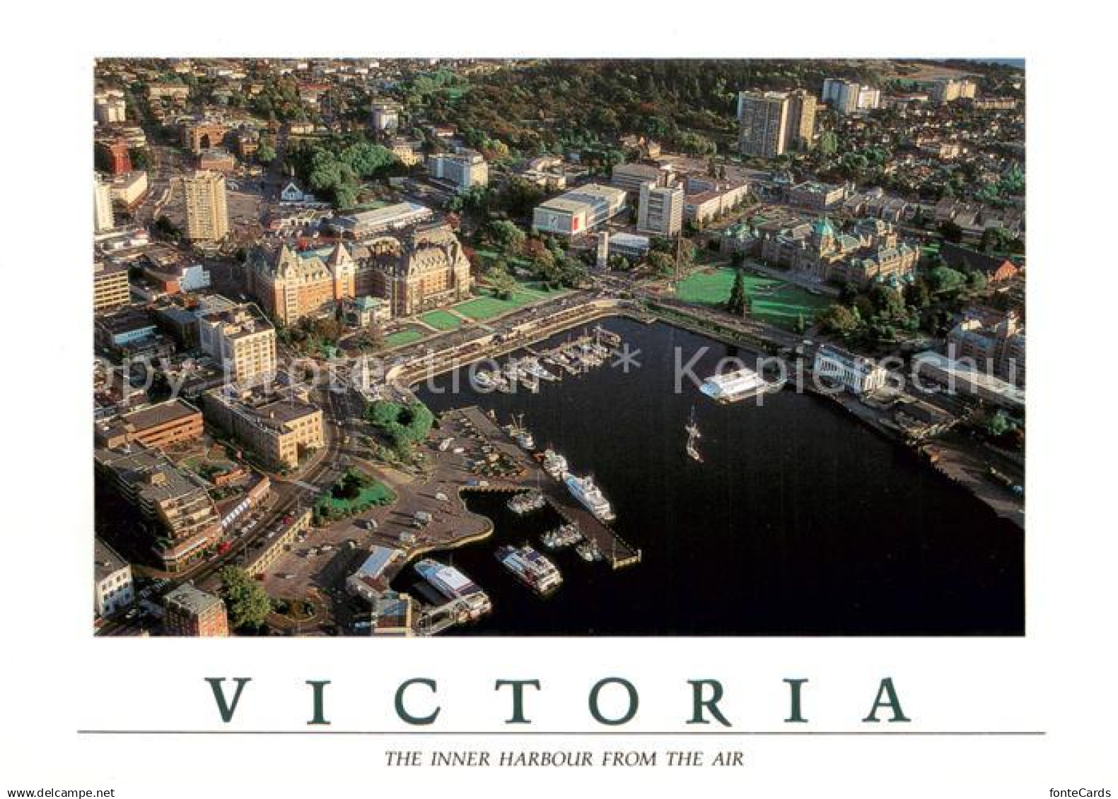 Victoria British Columbia Fliegeraufnahme
