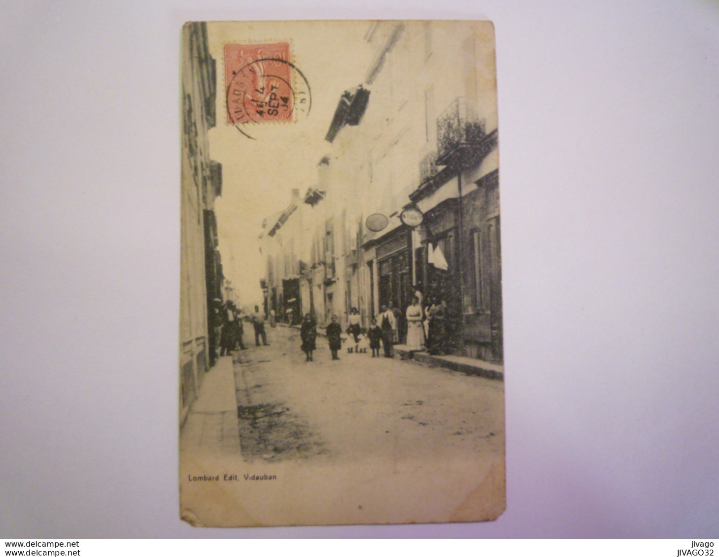 VIDAUBAN  (Var)  :  Non légendée  -  Lombard éditeur  Vidauban   1904