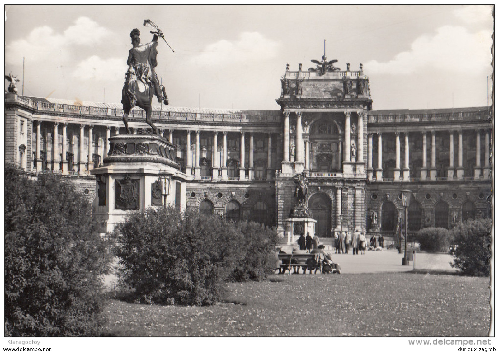 Vienna old postcard travelled 1957 bb151028