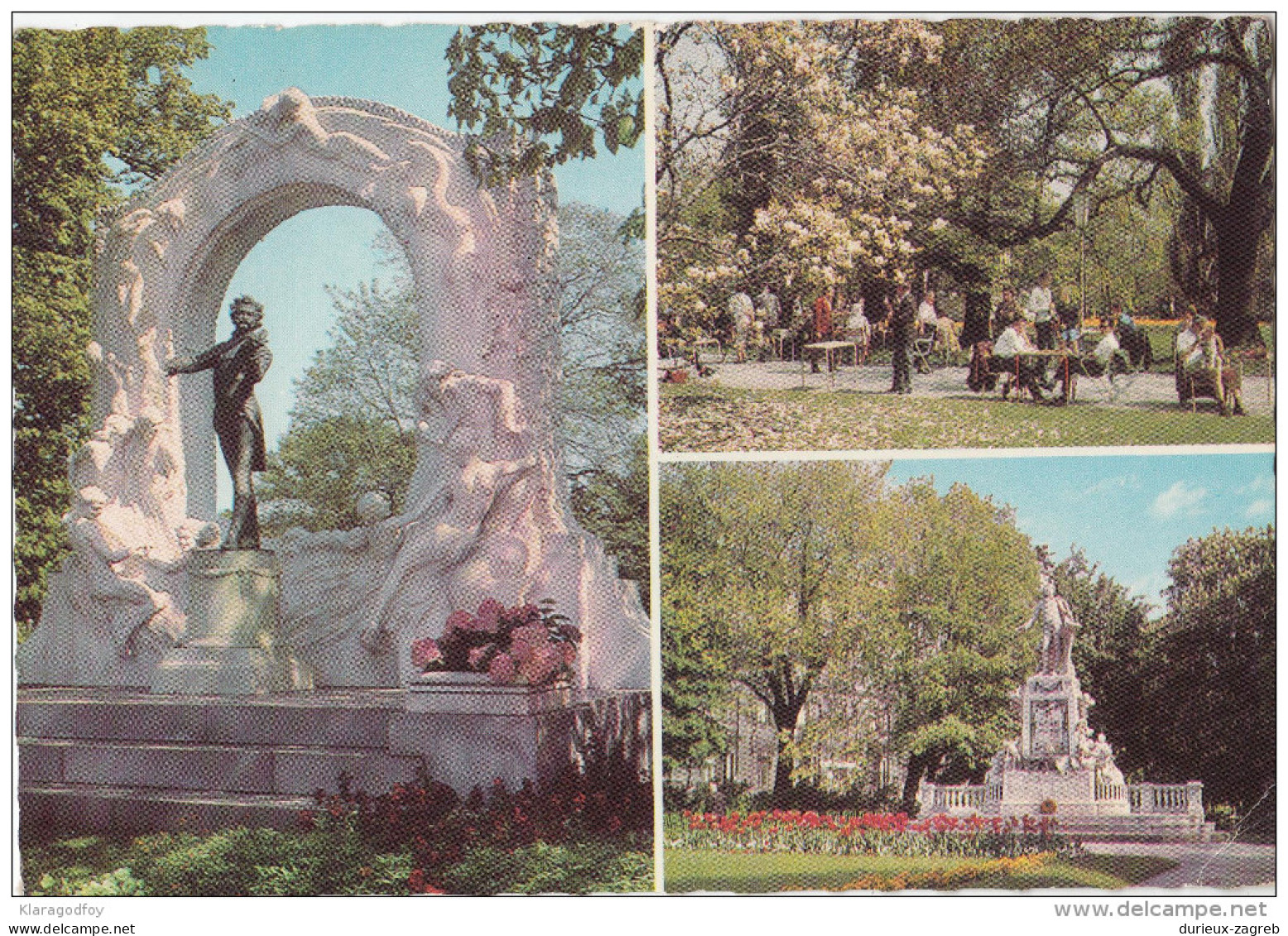 Vienna old postcard travelled 1976 bb151026