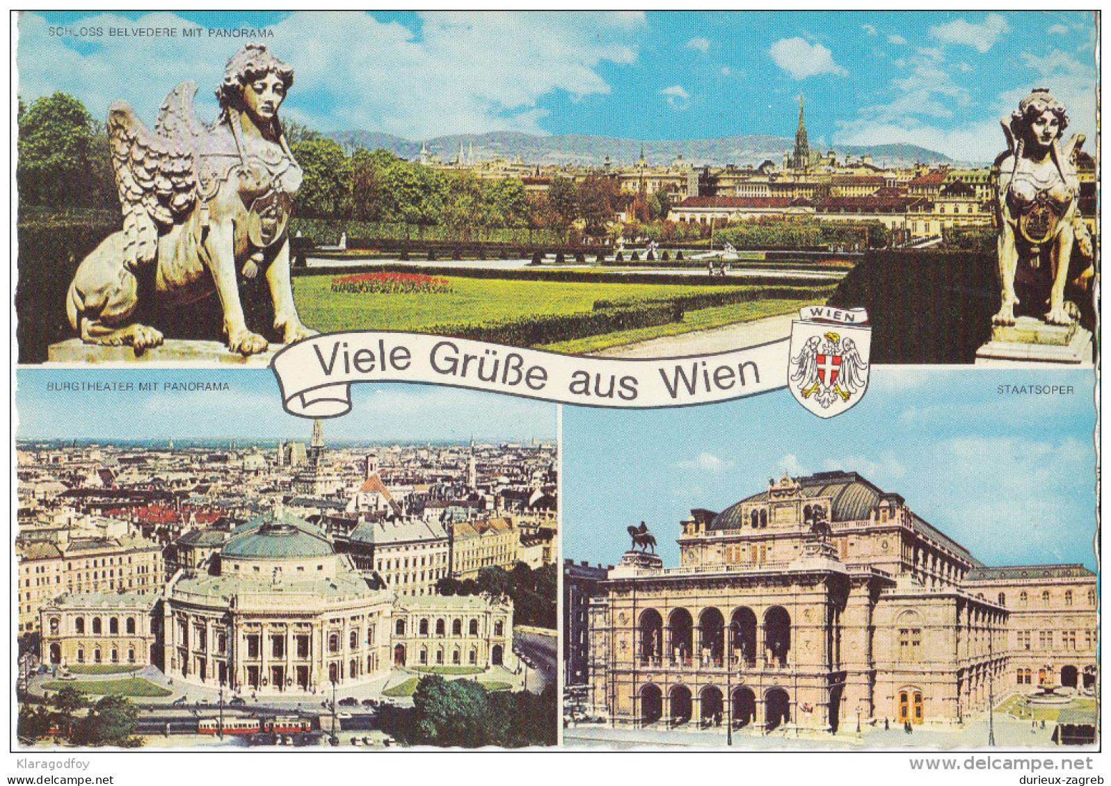 Vienna old postcard travelled 1976 bb151028