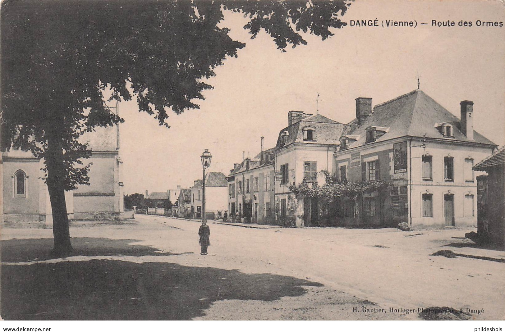 VIENNE  DANGE- SAINT ROMAIN   la route des ormes