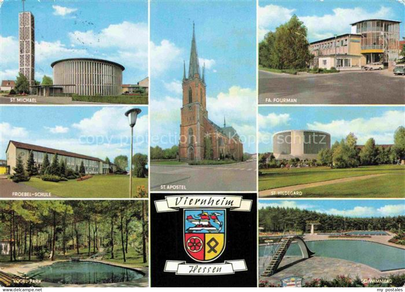 Viernheim St-Michael St-Apostel St-Hildegard Froebel-Schule Fa-Fourman Vogel-Par
